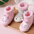 2020  Hot Toddlers Girls Slippers Booties Plush Cute Animal Indoor Winter House Slippers